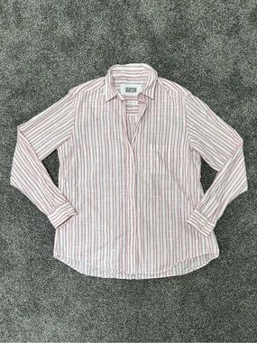 Grayson Striped Button Down 100% Cotton Shirt